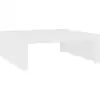 Image de vidaXL Table basse blanche 100x100x35 cm Bois composite