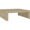 Image de vidaXL Table basse chêne Sonoma 100x100x35 cm bois composite