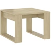 Image de vidaXL Table d'appoint chêne Sonoma 50x50x35 cm Bois composite