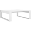 Image de vidaXL Table basse blanche 100x100x35 cm Bois composite