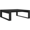 Image de vidaXL Table basse noire 100x100x35 cm Bois composite