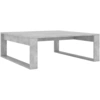 Image de vidaXL Table basse gris béton 100x100x35 cm Bois composite