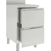 Image de vidaXL Armoire de cuisine professionnelle avec 2 tiroirs 50x60x96 cm