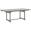 Image de vidaXL Table de jardin (150-200)x100x75 cm en bois massif d'acacia