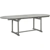 Image de vidaXL Table de jardin (160-240)x100x75 cm en bois massif d'acacia