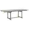 Image de vidaXL Table de jardin (160-240)x100x75 cm en bois massif d'acacia