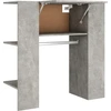 Image de vidaXL Armoire de couloir gris béton 97,5x37x99 cm Bois composite