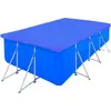 Image de vidaXL Couvertures de piscine 2 pcs. PE Rectangulaire 90 g/m² 394x207 cm