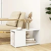Image de vidaXL Armoire TV Blanc 60x24x32 cm Bois composite