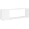 Image de vidaXL Armoire TV Blanc 100x24x32 cm Bois composite