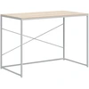 Image de vidaXL Table d'ordinateur blanc et aspect chêne 110x60x70 cm Bois composite