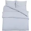 Image de vidaXL Ensemble de literie Gris 155x220 cm Microfibre légère