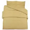 Image de vidaXL Ensemble de literie Taupe 135x200 cm Microfibre légère