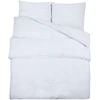 Image de vidaXL Ensemble de literie Blanc 155x220 cm Microfibre légère