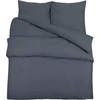 Image de vidaXL Ensemble de literie Anthracite 135x200 cm coton