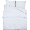 Image de vidaXL Ensemble de literie blanc 200x200 cm coton