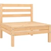 Image de vidaXL Canapés centraux de jardin 4 pcs. Pin massif
