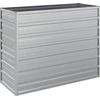 Image de vidaXL Lit surélevé de jardin 100x40x77 cm Acier galvanisé argenté