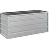 Image de vidaXL Lit surélevé de jardin 100x40x45 cm Acier galvanisé argenté