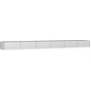 Image de vidaXL Lit surélevé de jardin 600x80x45 cm Acier galvanisé argenté