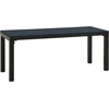 Image de vidaXL Banc de jardin 110 cm acier et WPC noir