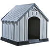 Image de vidaXL Niche pour chien Gris 92x87x91 cm Plastique