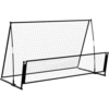 Image de vidaXL Rebounder et but de football 2 en 1 202x104x120 cm acier