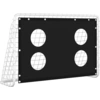 Image de vidaXL But de football avec paroi de but acier 184x61x122 cm