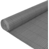 Image de vidaXL Clôture de jardin double face 110x300 cm Gris