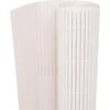 Image de vidaXL Clôture de jardin double face 110x500 cm Blanc