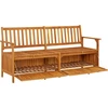 Image de vidaXL Banc coffre 170 cm bois massif acacia