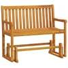 Image de vidaXL Banc à bascule de jardin 110 cm bois massif acacia