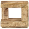 Image de Table basse 45x45x40 cm en bois massif de manguier