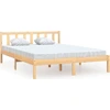 Image de vidaXL Lit en bois massif de pin 160x200 cm