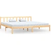 Image de vidaXL Lit en bois massif de pin 180x200 cm