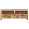 Image de vidaXL Armoire TV 110x30x40 cm Bois de manguier rugueux