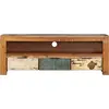 Image de vidaXL Armoire TV 110x30x40 cm Vieux bois massif