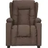 Image de vidaXL Fauteuil relax Taupe Tissu