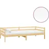 Image de vidaXL Lit de jour avec matelas 90x200 cm pin massif