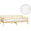 Image de vidaXL Lit de jour avec matelas 90x200 cm pin massif
