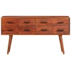 Image de vidaXL Buffet 110x30x59 cm bois massif mangue