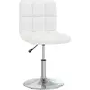 Image de vidaXL Chaises de salle à manger 6 pcs. Blanc Similicuir