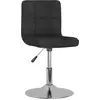 Image de vidaXL Chaise de salle à manger 4 pcs. Pivotant Tissu noir