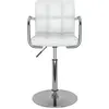 Image de vidaXL Chaises de salle à manger 6 pcs. Pivotant Blanc Similicuir