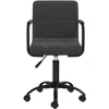 Image de vidaXL Chaise de salle à manger 6 pcs. Pivotant Noir Velours