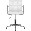 Image de vidaXL Chaises de salle à manger 6 pcs. Pivotant Blanc Similicuir
