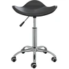 Image de vidaXL Chaise de salle à manger pivotante noir similicuir