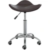 Image de vidaXL Chaise de salle à manger Pivotante Marron Similicuir