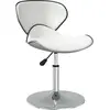 Image de vidaXL Chaises de salle à manger 6 pcs. Blanc Similicuir
