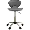Image de vidaXL Chaise de bureau Gris Similicuir